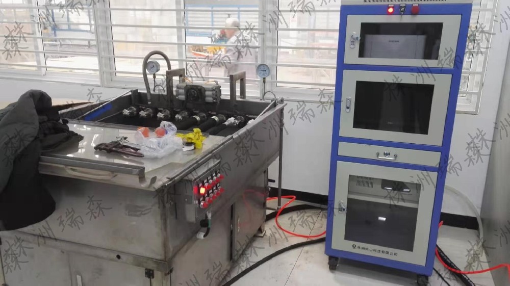Brake hose test bench, hose water and air pressure test bench