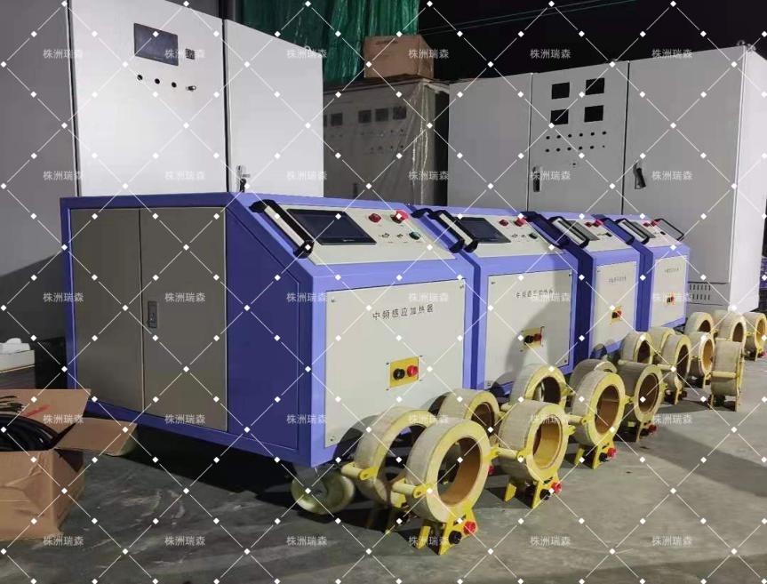 Inner ring induction heating removal device for bearings, medium-frequency induction heater