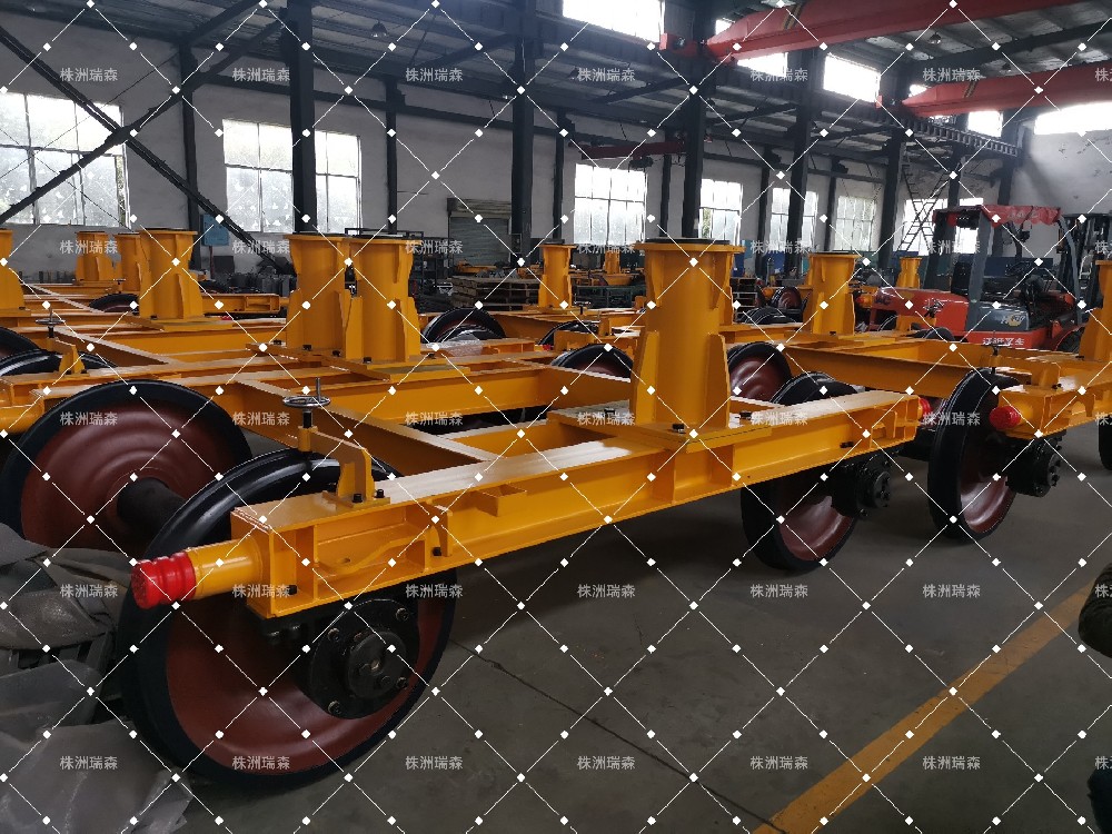 Electrically-powered process for replacing bogie assembly