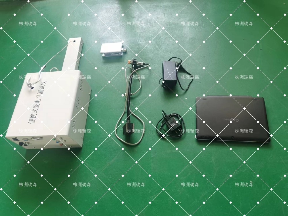 Portable pantograph testing instrument