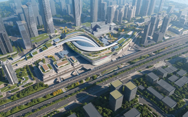 China Railway Construction, China State Construction, and China Railway Group have won the bid for Shenzhen's largest high-speed rail station, with a total contract value of 13.08 billion yuan.